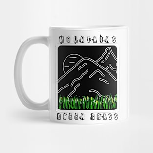 mountain and moon Mug